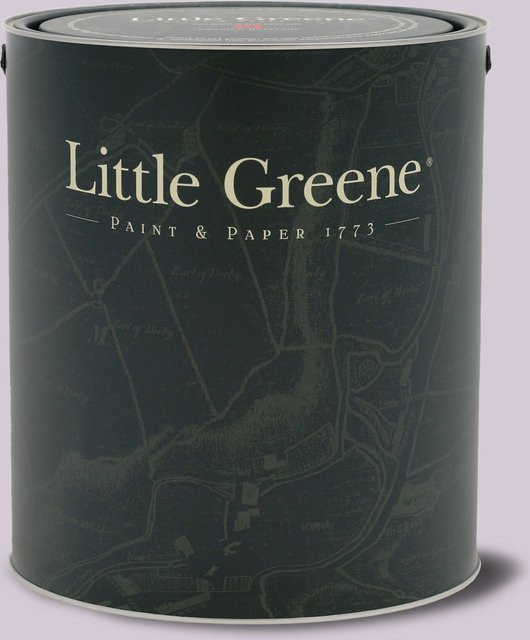 Little Greene Wandfarbe Intelligent Satinwood Archive Colour Hortense 266 in Violett, Grau und Grün, 1 l - Bild 1