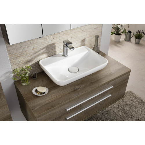 Fackelmann Waschtischunterschrank Stanford Eiche Natur braun B/H/T: 110 x 41 x 50 cm - Bild 2
