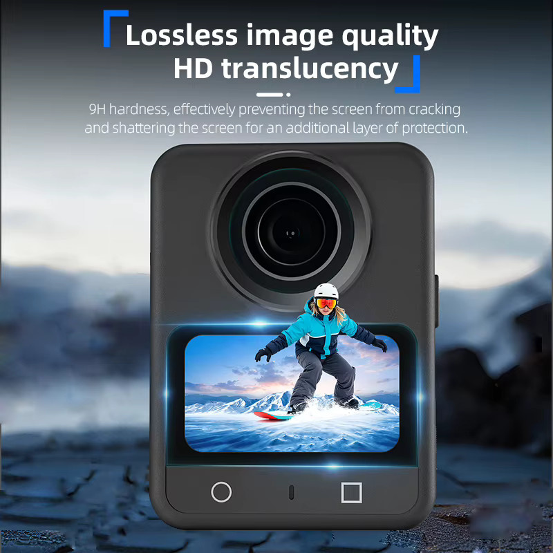 STARTRC Kratzfeste HD-Hochtransparenz-Hartfolie für DJI Osmo 360 Action-Kamera, Transparent - Bild 5