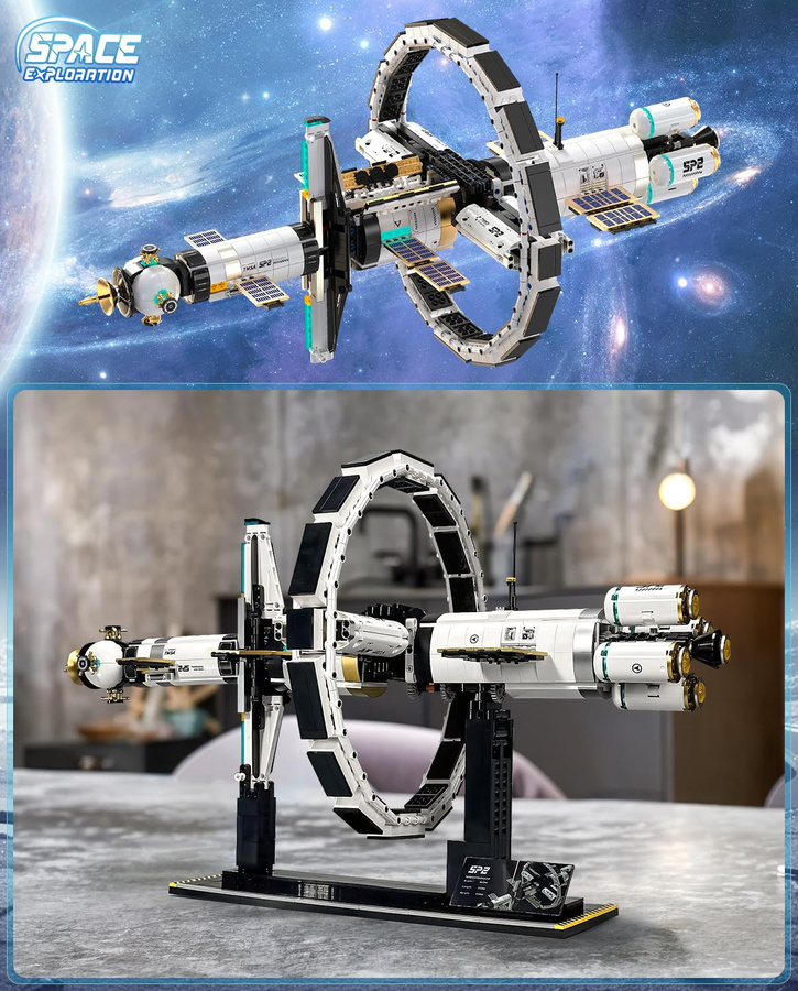 Linyi toy Weltraumforschung Weltraumanlage Bausatz 2221 Teile 6–12 Jahre - Bild 2