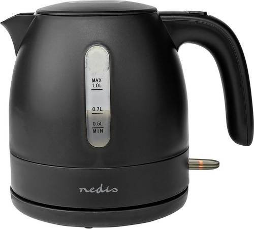 Nedis KAWK300EBK Wasserkocher Schwarz 1 l - Bild 1