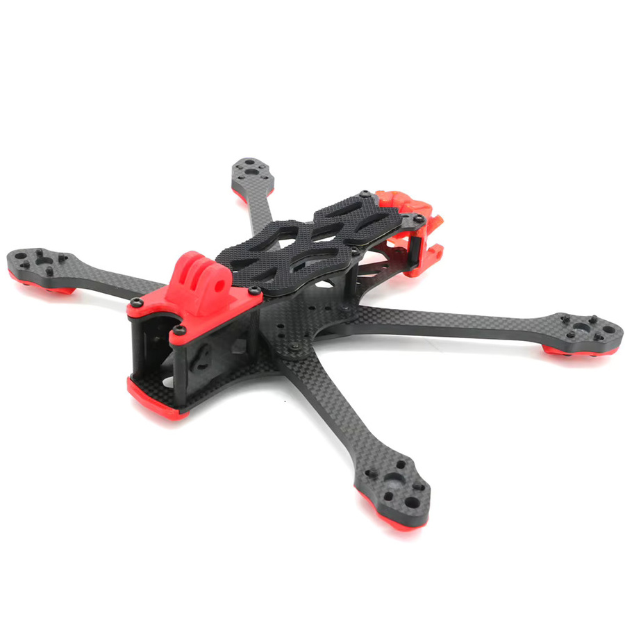 Foxhound APEX HD 5 Zoll FPV-Rahmensatz aus Kohlefaser in Schwarz mit 5,5 mm Armen für Freestyle RC Racing Drohnen - Bild 2