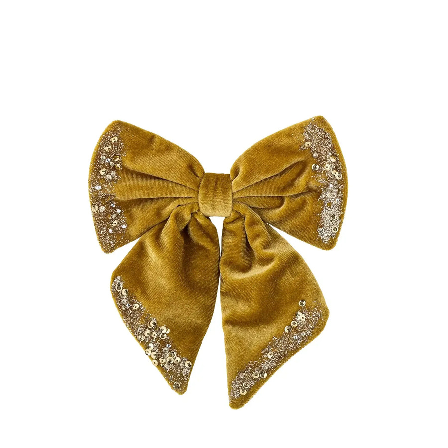 Bloomingville Dekorationsschleife Ruby in Gold, Höhe: 16 cm - Bild 1