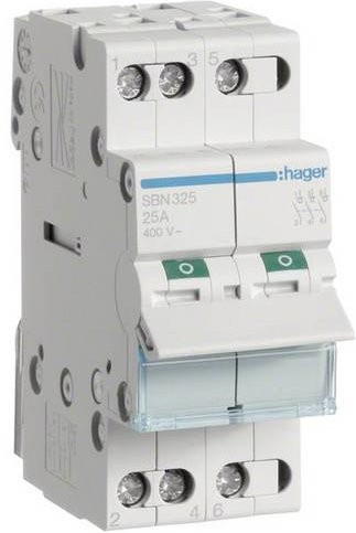 Hager Ausschalter 3polig 25A 3 Schließer 400V SBN325 - Bild 1