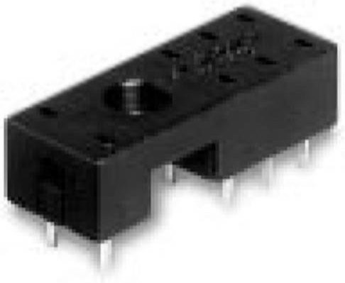 Weidmüller SRC 2CO PCB Relaissockel für RIDERSERIES, Schwarz, B: 12,7 mm, L: 31 mm, H: 9 mm, 100 Stück - Bild 1