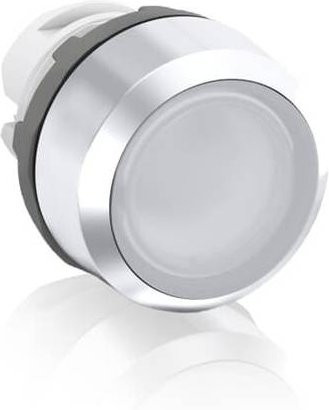 ABB MP1-21W Leuchtdrucktaster in Silber, IP66, Breite: 28 mm, Höhe: 11,5 mm - Bild 1