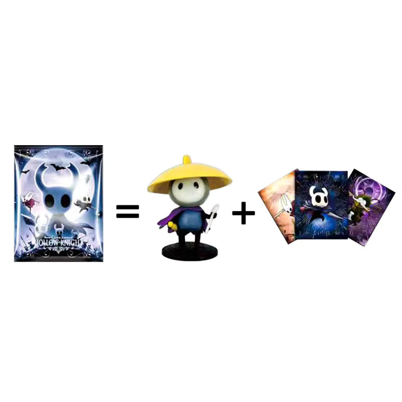 24-teiliges Set Hollow Knight Anime-Figuren von Bandai, mehrfarbige Blind Box Sammelfiguren aus Kunststoff - Bild 2