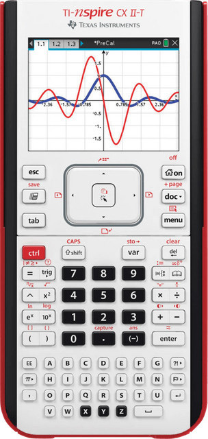 Texas Instruments TI-Nspire CX II-T Grafikrechner in Weiß - Bild 1