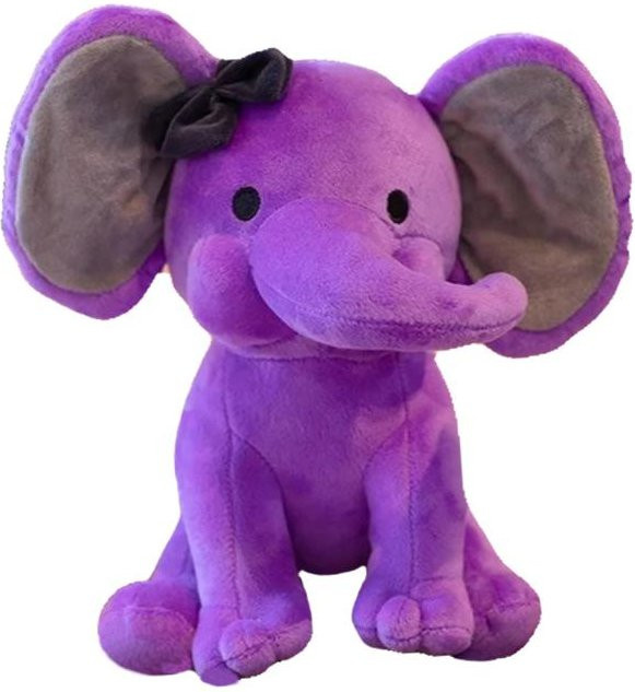 Bai Fen Bai Toys Stitch Elefant Plüschtier violett - Bild 1