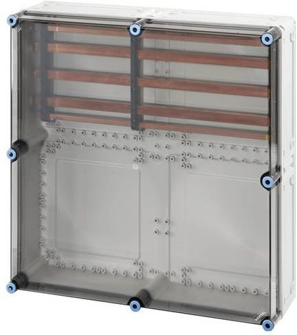 Hensel Verteilerschrank aus Kunststoff mit transparentem Deckel, wandmontiert - Bild 1