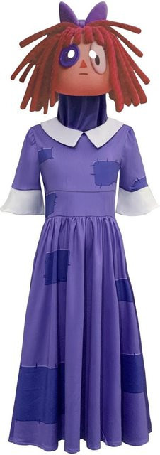 Digitale Zirkus Kostüme, Poni Overall, Rollenspiel Kostüme, Unisex, Lila - Bild 1