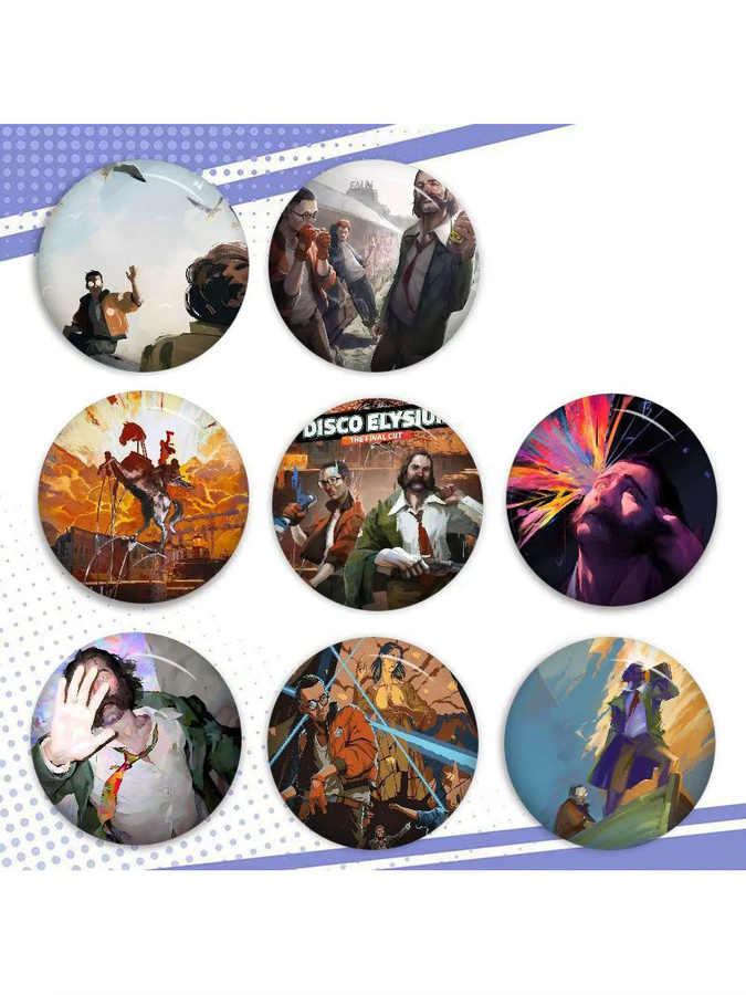 Anstecknadel D-Disco Elysium, Metall, Kinder - Bild 4