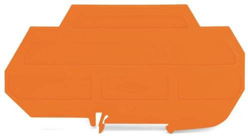 WAGO 209-192 Trennwand in Orange, 50 Stück - Bild 1