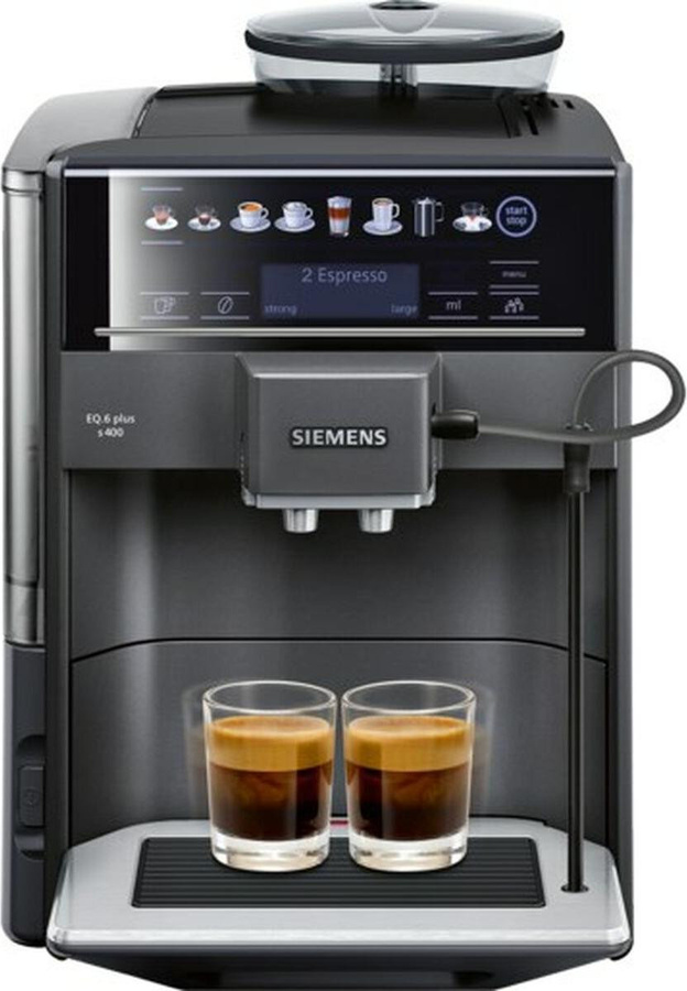Siemens EQ.6 TE654319RW Espressomaschine in Schwarz mit integriertem Mahlwerk und 1,7 l Wassertank - Bild 1