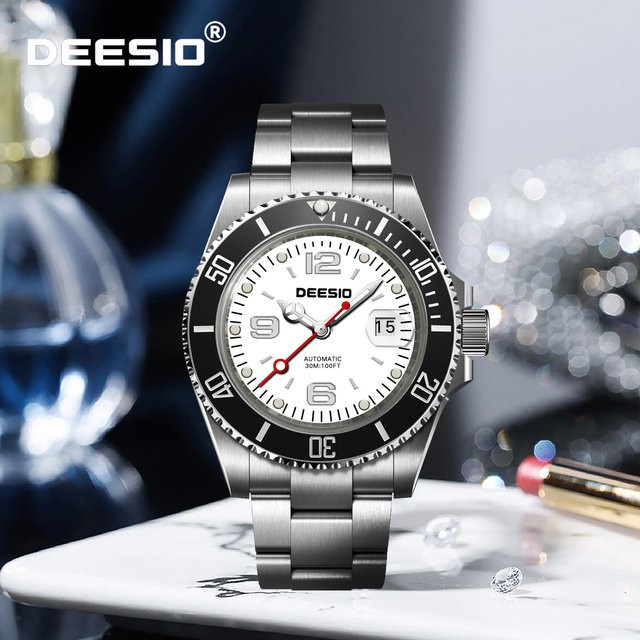 Deesio Skelettuhr, Automatik, Edelstahl, Saphirglas, Herren - Bild 1