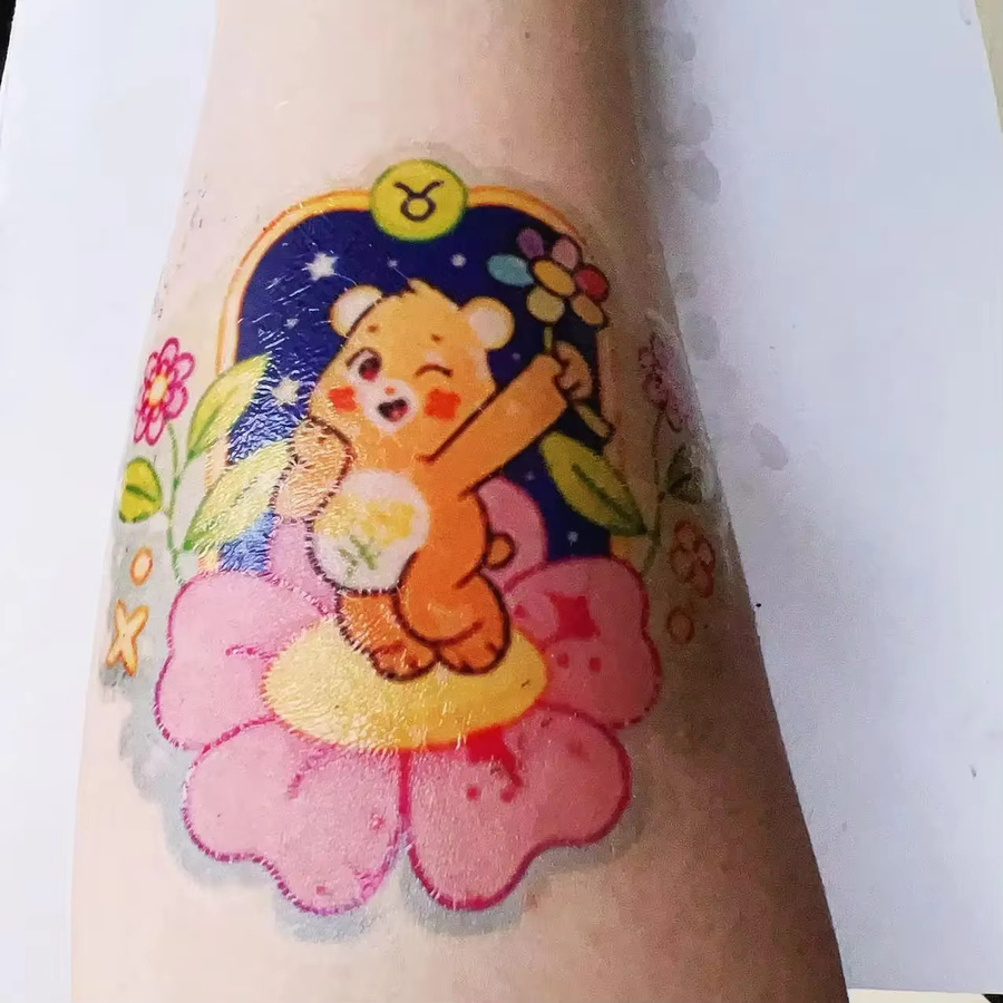 Care Bears Cartoon-Animation Kinder-Tattoo-Aufkleber, 10-teiliges Set - Bild 2