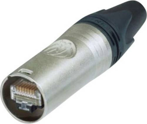 Neutrik NE8MX6 etherCON CAT6 A RJ45 Ethernet Steckverbinder, silber, 8P8C, gerade - Bild 1