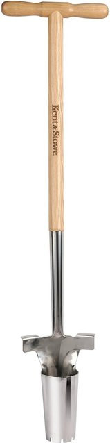 Kent & Stowe Zwiebelpflanzer aus Eschenholz und Edelstahl, Höhe: 101 cm - Bild 1