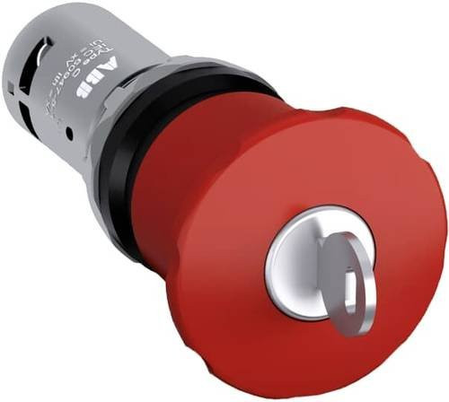 ABB CE4K1-10R-01 Not-Aus/Not-Halt-Taster in Rot aus Kunststoff - Bild 1