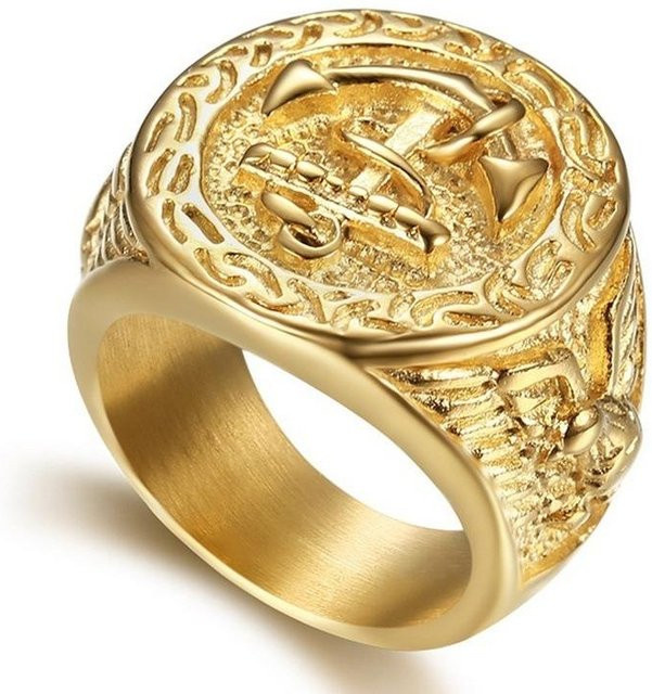 LENNIK Ring, Gold, Metall, Herren - Bild 1