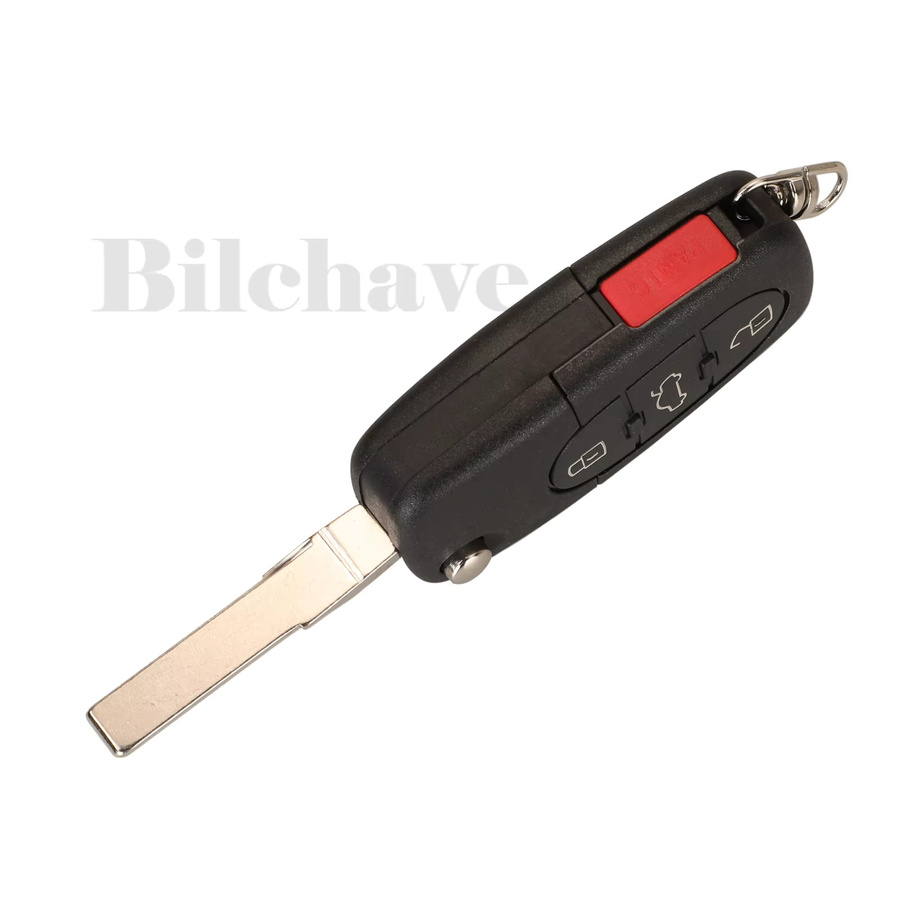 Jingyuqin 4-Tasten Smart-Fernbedienungsschlüssel für VW Volkswagen Beetle Golf mit ID48 Chip 315MHz FCC HLO1J0959753F in Schwarz - Bild 4