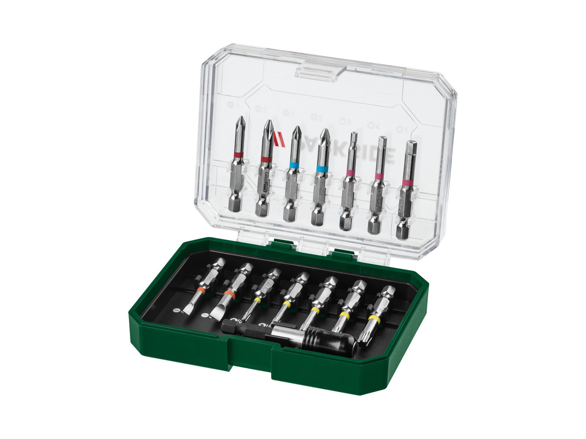 Parkside Bit-Set aus Edelstahl, 15-teilig, Länge: 50 mm - Bild 2