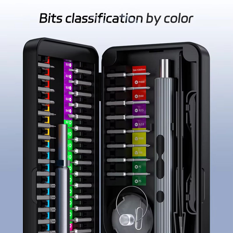 UF·TOOLS 58-in-1 Elektrisches Präzisions-Schraubendreher-Set, Akkubetriebene Mini-Reparatur-Kit in Schwarz für Xiaomi Watch und Mobiltelefone - Bild 6