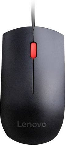 Lenovo Essential Ergonomische USB-Maus Optisch Schwarz mit 1600 dpi - Bild 2