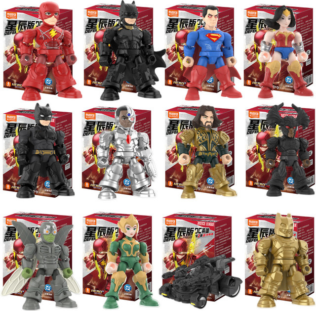 Blokees Justice League DC Heroes Superman Batman Mystery Box Figur, Einzelfigur - Bild 1