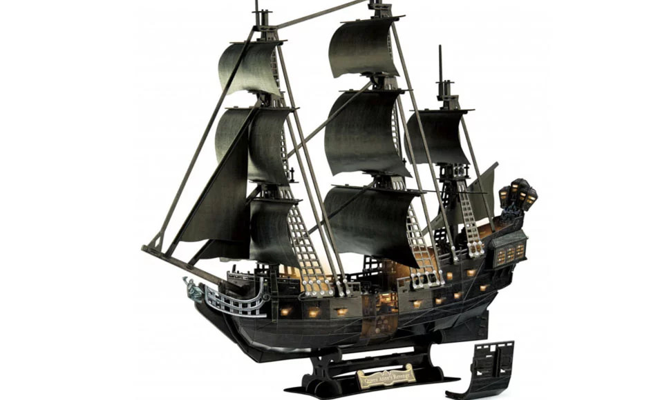 Revell 3D-Puzzle Black Pearl LED Edition mit LED-Beleuchtung 1-teiliges Set - Bild 4