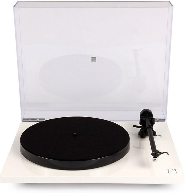 Rega Planar 1 Plus Plattenspieler weiß mit 3,5 mm Klinkenanschluss - Bild 1