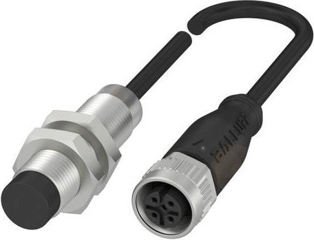 Balluff Induktiver Koppler BIC 2I1-P2A05-M12MF-BPX0-003-M44A in Silber und Messing - Bild 1