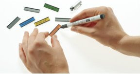 Magnetoplan ferrocard-Etiketten sortiert multicolor B: 50 mm, H: 15 mm - Bild 1