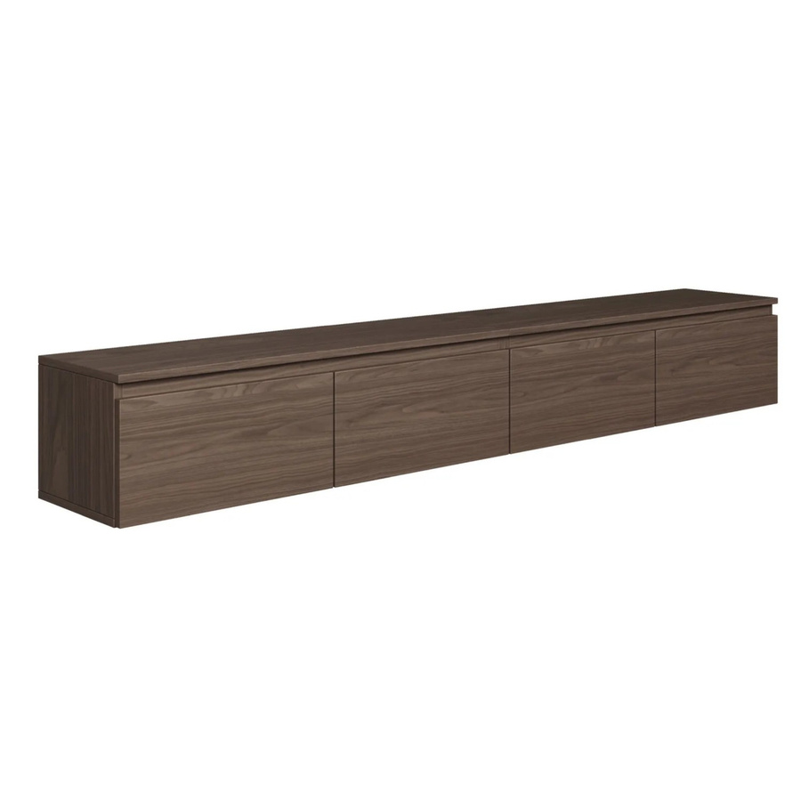 Selsey TV-Hängeboard Bemmi in Holzoptik Nussbaum Dunkel, Breite: 200 cm - Bild 2