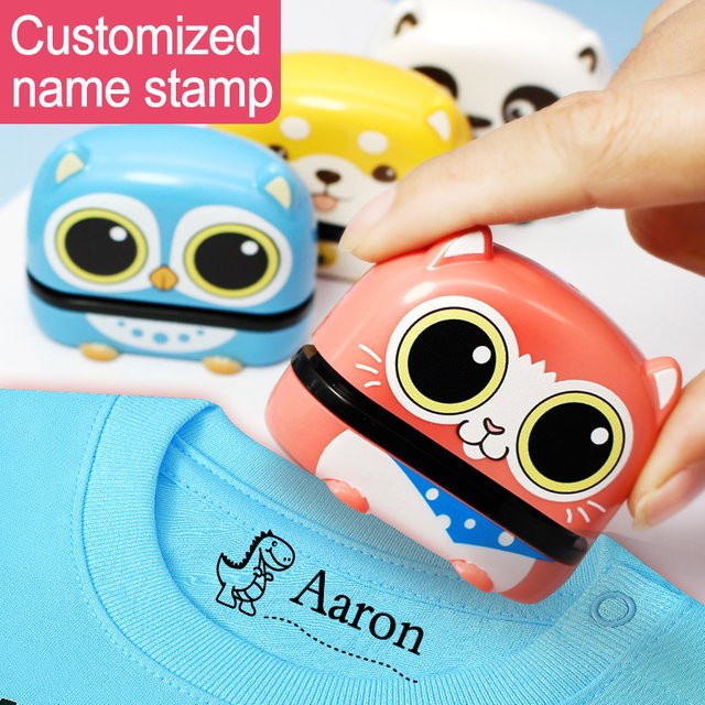 Personalisierter Namensstempel für Babys und Kindergarten mit individuellem Design, wasserfest und lichtbeständig - Bild 1