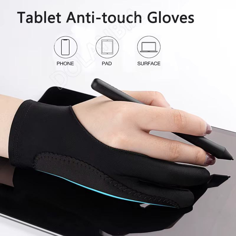Anti-Touch-Handschuh für iPad und Tablet in Schwarz zur Bildschirmzeichnung und zum digitalen Malen - Bild 2