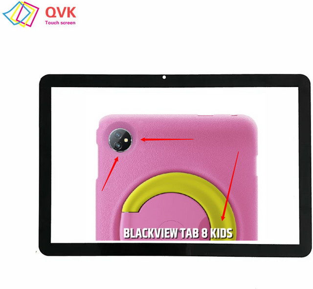 Blackview Tab 8 Wifi Ersatz-Touchscreen Digitizer in Schwarz für 10,1 Zoll Tablets - Bild 1