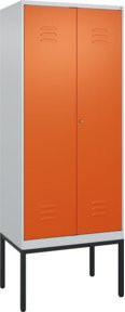 C+P PSA Doppel-Spind Classic PLUS Gestell mit 2 Abteilen und Zylinderschloss, B/T/H: 212 x 80 x 50 cm - Bild 1