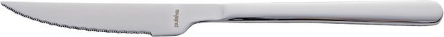 PULSIVA Pizza- und Steakmesser Nizza aus Edelstahl in Silber, 12er Pack, Länge: 22,3 cm - Bild 1