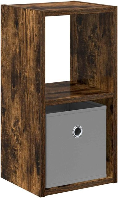 vidaXL Nachttisch in Geräucherte Eiche, modern, B/T/H: 25,5 x 22 x 49,5 cm - Bild 1