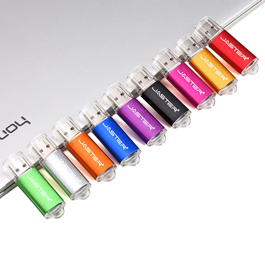 JASTER USB 2.0 Metall-Speicherstick in Gold und Multicolour mit verschiedenen Kapazitäten - Bild 4