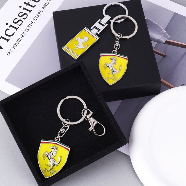 Ferrari Schlüsselanhänger, 3D Metall - Bild 1