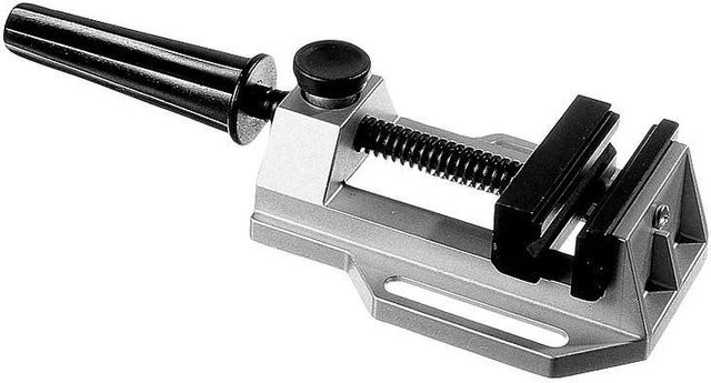 Bosch Maschinenschraubstock MS 80 aus Aluminium in Schwarz-Silber, Backenbreite: 8 cm, Spannweite: 8 cm - Bild 2
