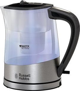 Russell Hobbs Purity Wasserkocher 22850-70 Transparent aus Glas und Edelstahl mit Kalkfilter - Bild 1