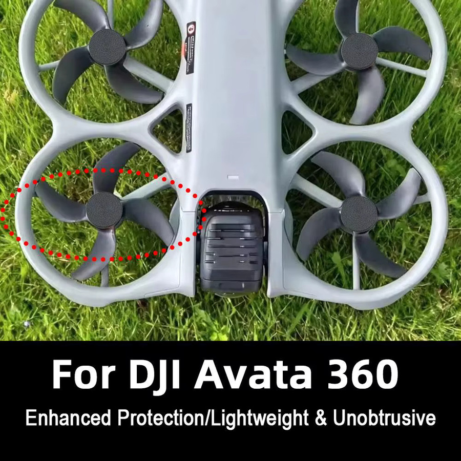 DJI Motorabdeckungen für Avata Drohne in Schwarz für sicheren Transport und Flug - Bild 2