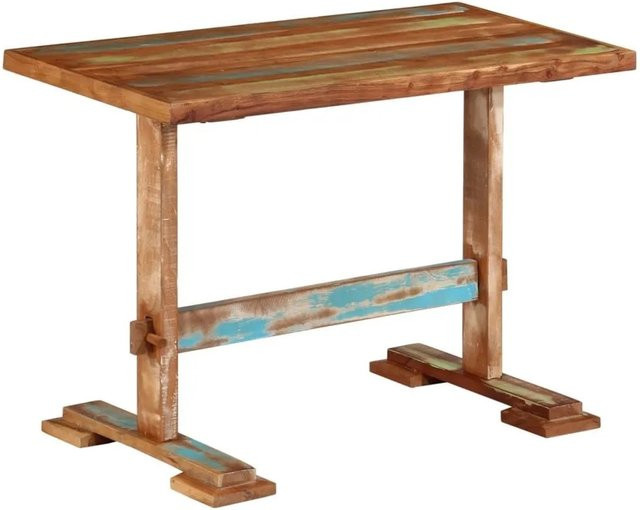 vidaXL Esstisch aus Altholz in Braun, B/T/H: 110 x 55 x 78 cm - Bild 1