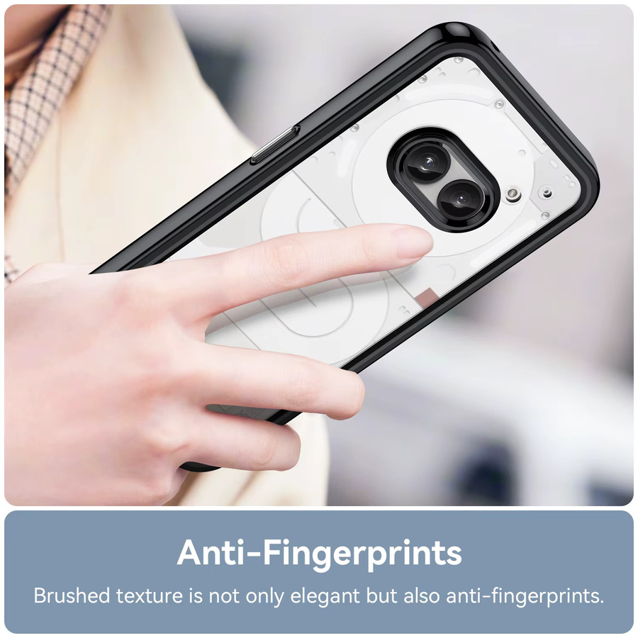 Nothing Phone 2a Schutzhülle Transparent mit Soft Frame und Hard Case Design - Bild 5