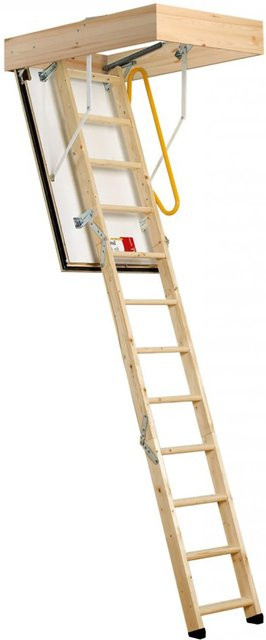 Minka Bodentreppe Protect wärmegedämmt in Holzoptik, B/T: 114 x 55 cm, für Raumhöhen bis 275 cm, U-Wert 0,67 - Bild 1