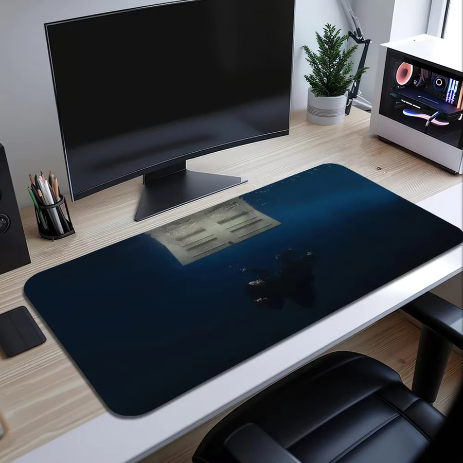Billie Mauspad in Blau, rutschfeste weiche Hartmatte für Gaming und Büro - Bild 2