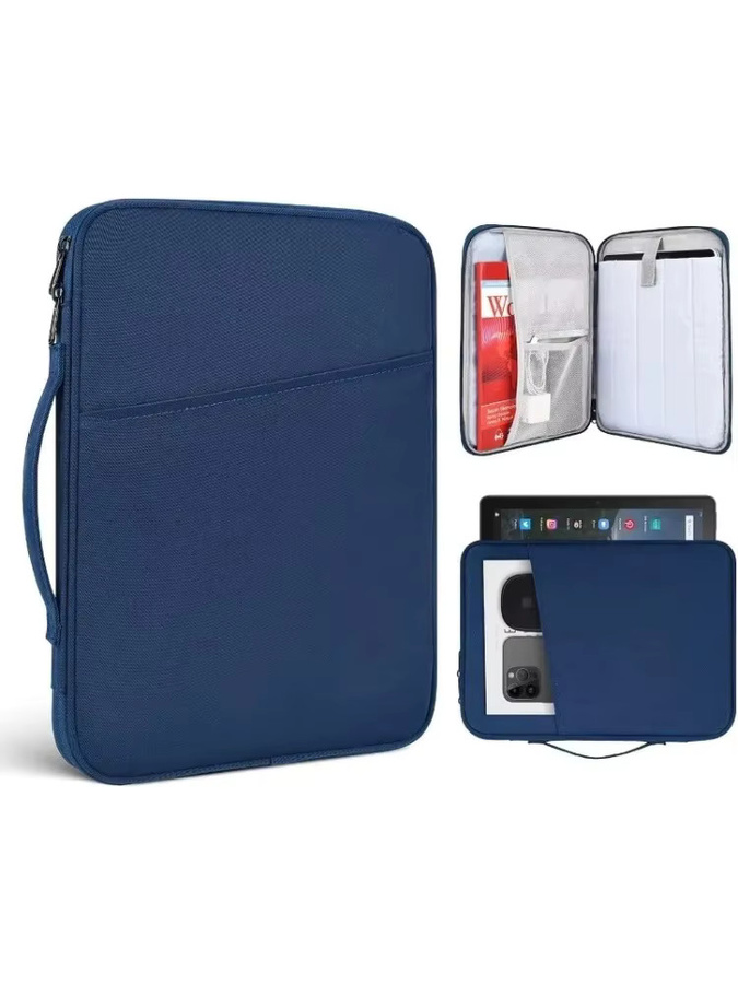 Multifunktionaler Dokumenten-Organizer Padfolio als Business-Halter und iPad-Tasche mit Reißverschluss in Pink oder Blau, B/H/T: 29 x 23 x 2 cm - Bild 7
